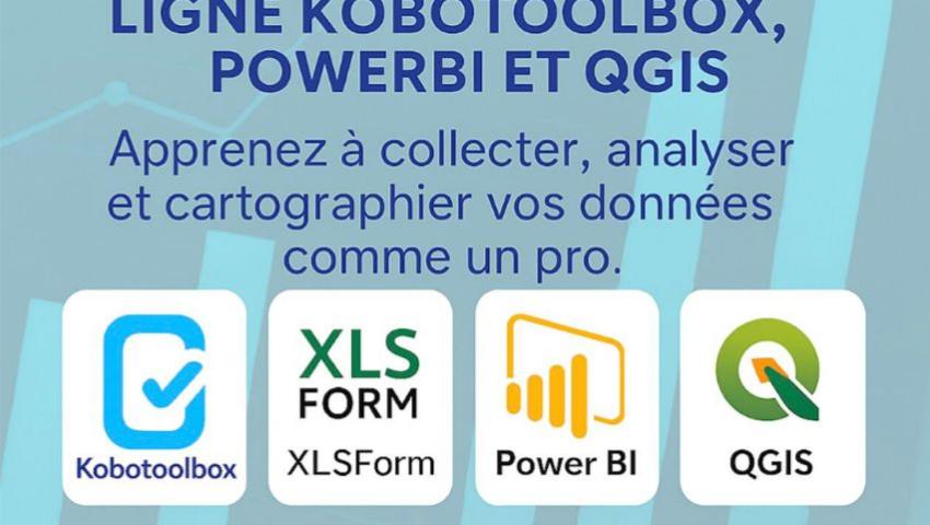 Libérez le potentiel | Formation 100% en ligne KOBOTOOLBOX POWERBI ET QGIS